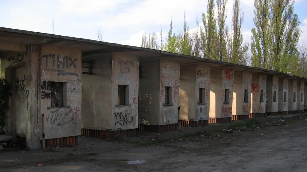 Zdewastowane kasy stadionu