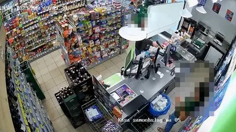Napad zarejestrowały kamery monitoringu