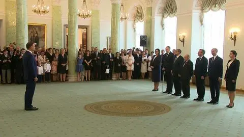 Prezydent Andrzej Duda powołał ministrów w swojej kancelarii 7 sierpnia 2015 roku