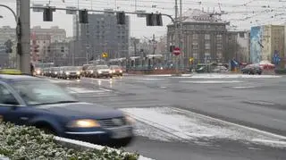 Śnieg nie utrudnił życia kierowcom na pl