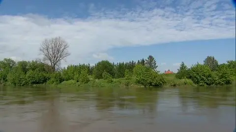Gora Kalwaria. Rośnie poziom wody w Wiśle