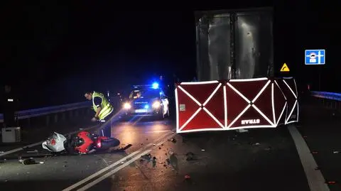 W wypadku zginął motocyklista