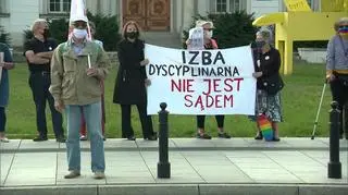 Protest pod Sądem Najwyższym