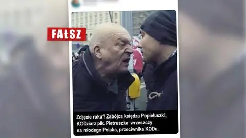 Podpisali go jako "zabójcę księdza Popiełuszki". Przez ten fejk miał dostawać groźby