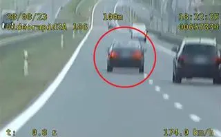 Kierowca został zatrzymany przez policjantów