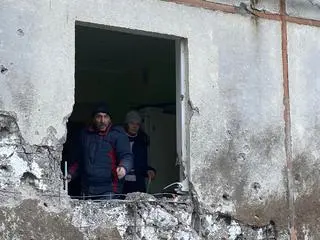 Czernihów. Zniszczenia po ataku rakietowym (7.03.2022) 