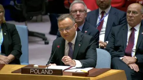 Prezydent w Radzie Bezpieczeństwa ONZ: od czasu rosyjskiej inwazji żyjemy w epoce niepewności