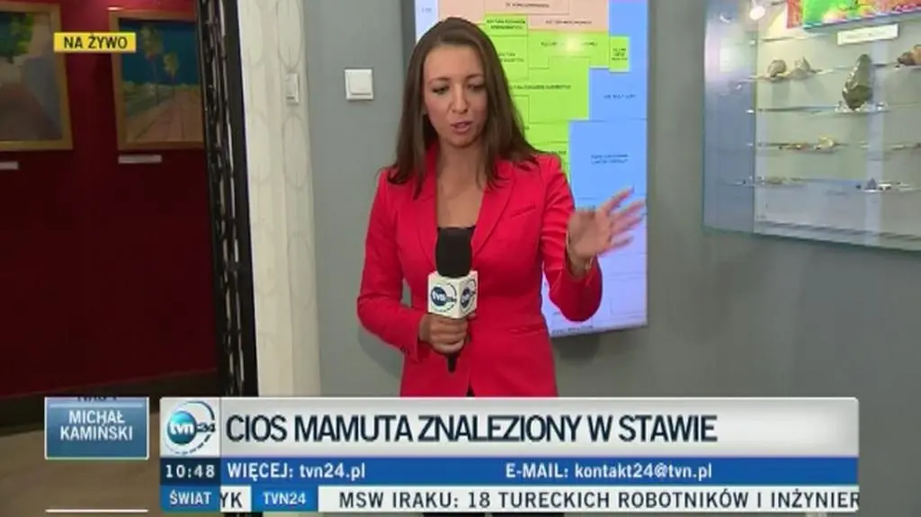 Znaleziono cios mamuta który może mieć 20 tys
