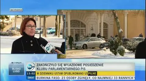 20 minut Szydło w Jachrance. Mówiła o planowanych ustawach