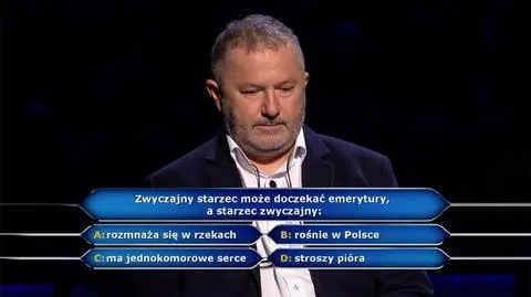 "Milionerzy": pytanie z biologii za pół miliona złotych