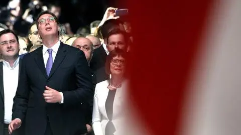 Wiec wyborczy partii premiera Serbii