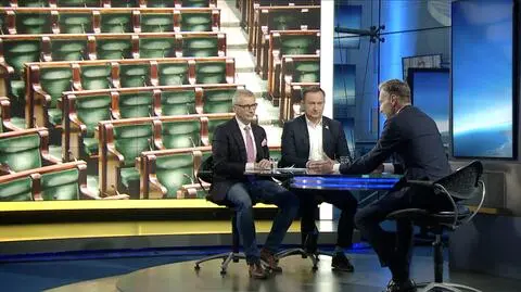 Senator Krzysztof Kwiatkowski i poseł Tomasz Trela w "Faktach po Faktach"