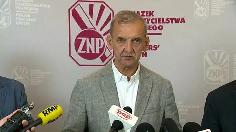 Prezes ZNP zapowiada manifestację nauczycieli w Warszawie