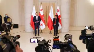 Andrzej Duda i Salome Zurabiszwili