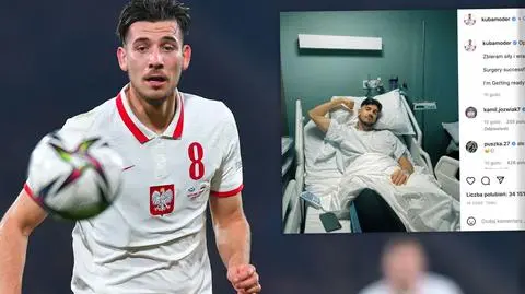 Jakub Moder przeszedł operację i zaczyna walkę o wyjazd na mundial