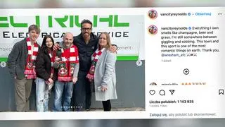 Ryan Reynolds z Jayem Fearem, jego żoną i dziećmi