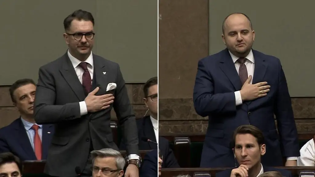 Łukasz Mejza i Dariusz Matecki