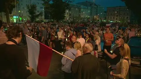 Protest w Łodzi