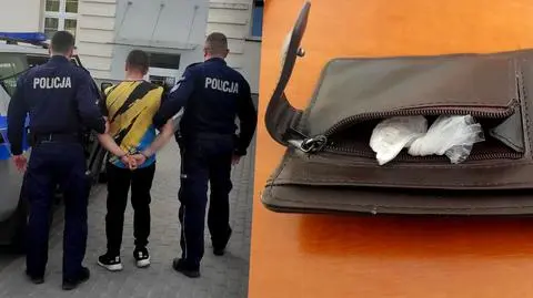 Zgubił portfel z dokumentami i kokainą