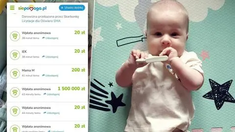 Sukces zbiórki na "najdroższy lek świata" dla Oliwiera z Wadowic