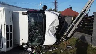 Poważny wypadek pod Piotrkowem Trybunalskim
