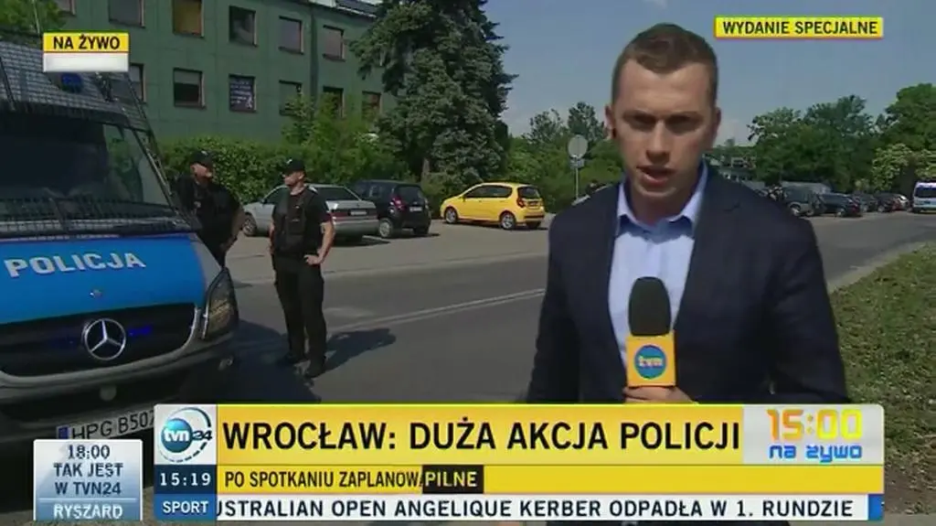 Duża akcja policji we Wrocławiu