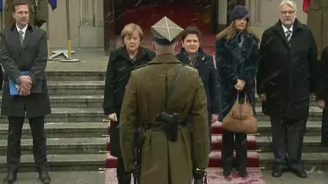 Angela Merkel w Warszawie