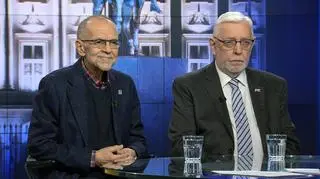 Prof. Krzysztof Rączka i Jerzy Stępień