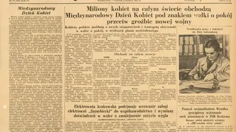 "Osiemnaście prosiąt od pięciu macior", czyli Dzień Kobiet nieco dawniej