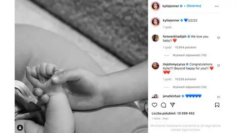 Kylie Jenner i Travis Scott powitali drugie dziecko. Pojawiło się zdjęcie i data
