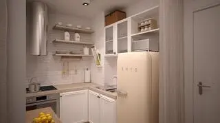 W kuchni znajdzie się miejsce na potrzebne sprzęty