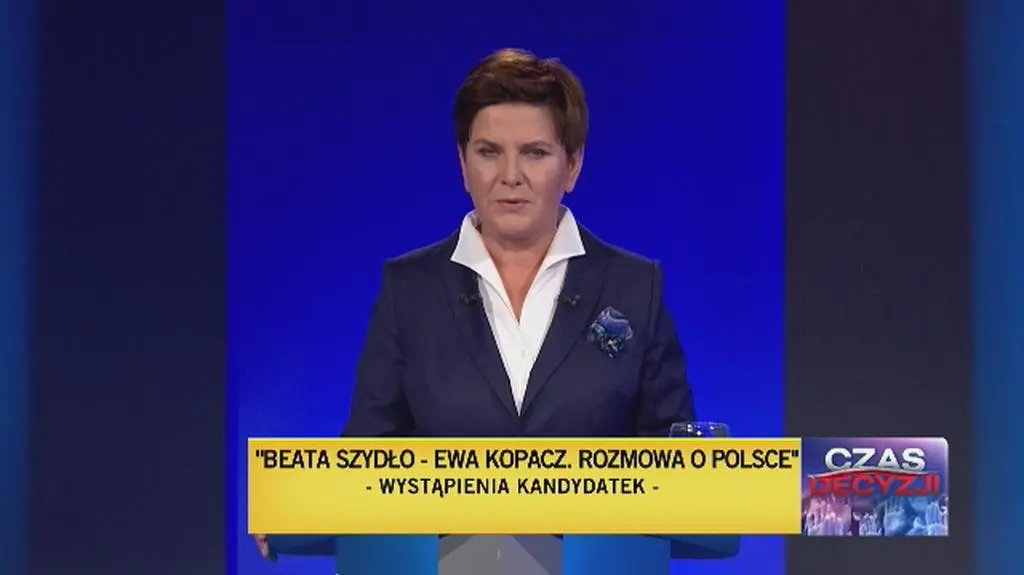 Wystąpienie końcowe Beaty Szydło