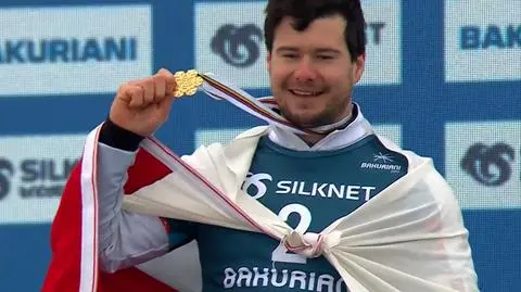 Wzruszające chwile w Gruzji. Mazurek Dąbrowskiego na podium