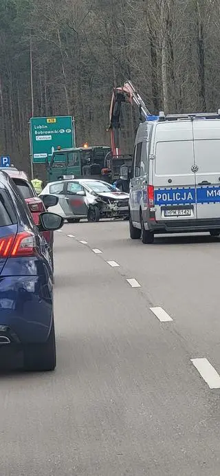Kierowca próbował uciec z miejsca zdarzenia 