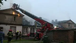 Dwie osoby zginęły w pożarze budynku wielorodzinnego w Dębsku