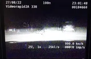 Kierowca na koniec się wywrócił 