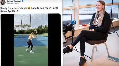 Wozniacki wraca tylko na jeden mecz. "Jestem bardzo zajęta"