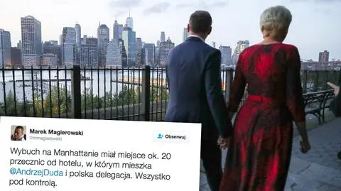 Rzecznik uspokaja: prezydent Duda jest bezpieczny, daleko od wybuchu