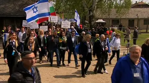 Marsz Żywych przeszedł przez obóz Auschwitz-Birkenau. Mamy obowiązek niesienia pamięci