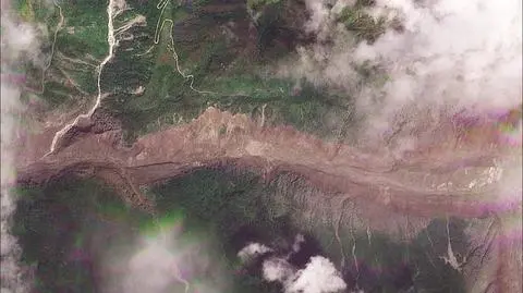 Granica tybetańsko-nepalska po powodzi