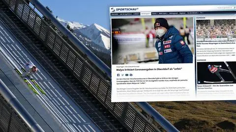 Niemcy odpowiedzieli Adamowi Małyszowi. "Mamy protokół, który się sprawdził"