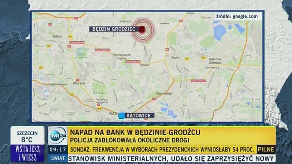 Napad na bank w Będzinie-Grodźcu
