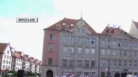 Trzaskowski we Wrocławiu o bezrobotnych