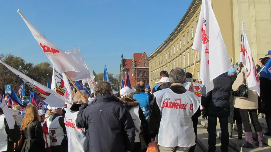 Pikieta solidarnościowa we Wrocławiu