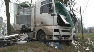 Kierowca trafił do szpitala