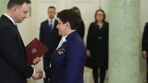 Dymisja Beaty Szydło przyjęta