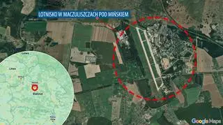 Lotnisko w Maczuliszczach pod Mińskiem 