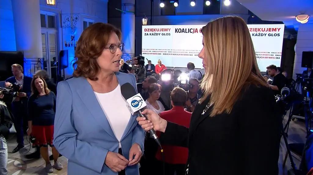 Kidawa-Błońska: Polacy chcą zasypania podziałów. Chcą się czuć bezpiecznie, to stawka wyborów