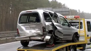 Do wypadku doszło na drodze A6 w Szczecinie