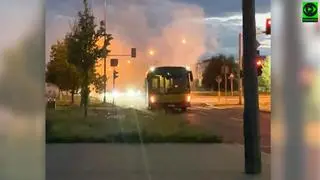 Zapalił się autobus miejski 